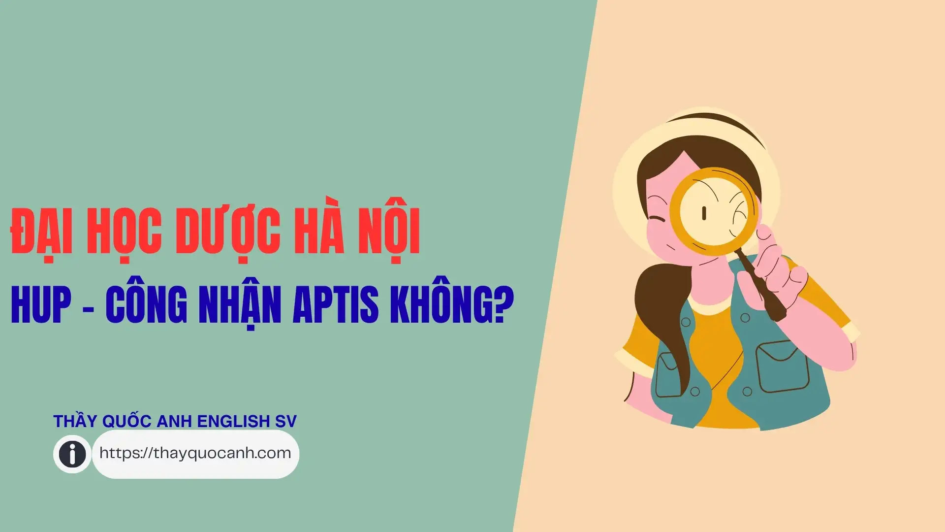 HUP công nhận Aptis như thế nào?