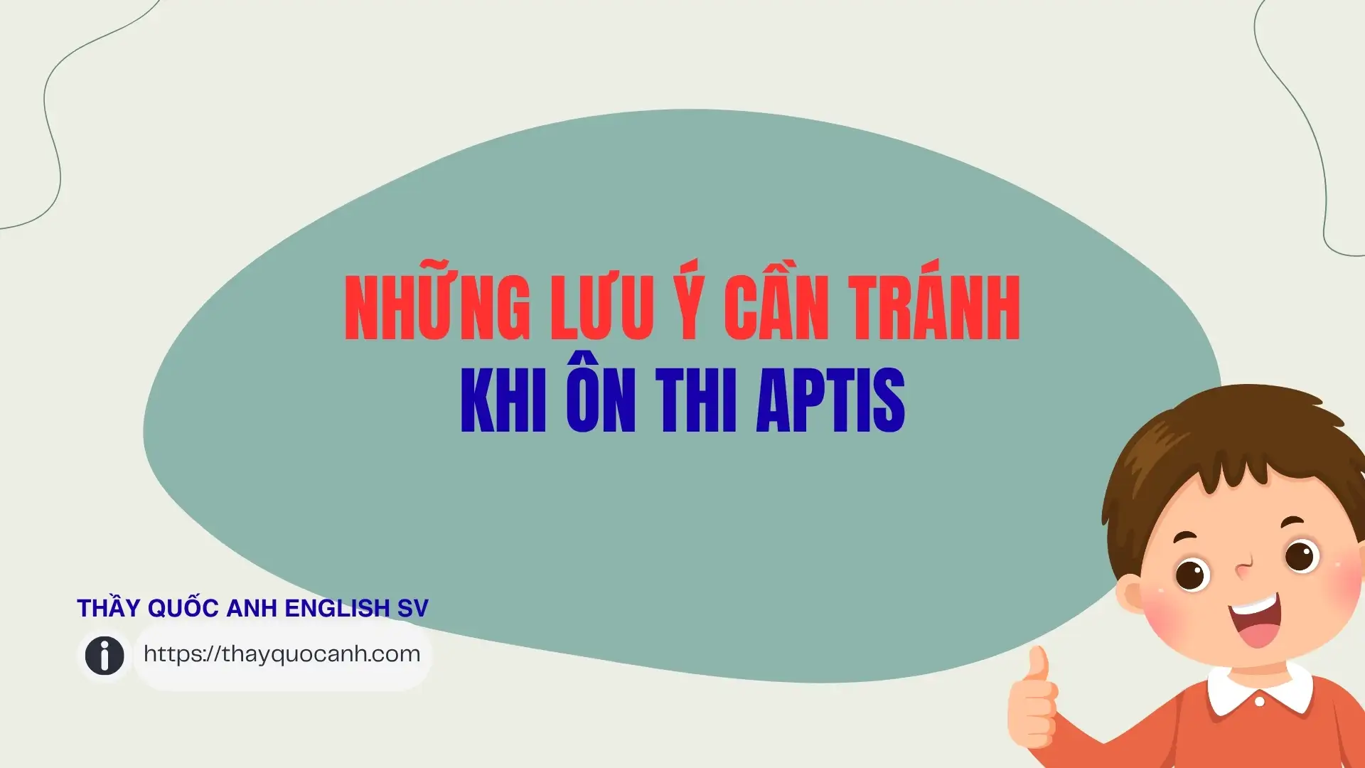 Những luwy ý cần tránh khi ôn thi Aptis