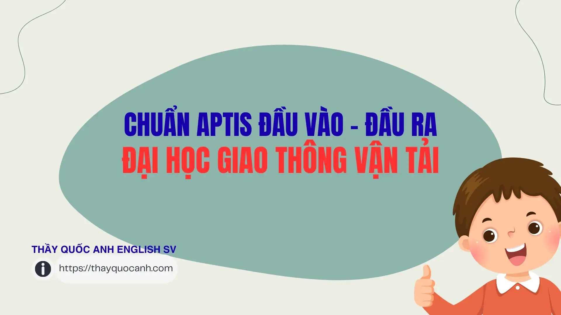 Chuẩn tiếng Anh đầu vào và đầu ra tại UTC