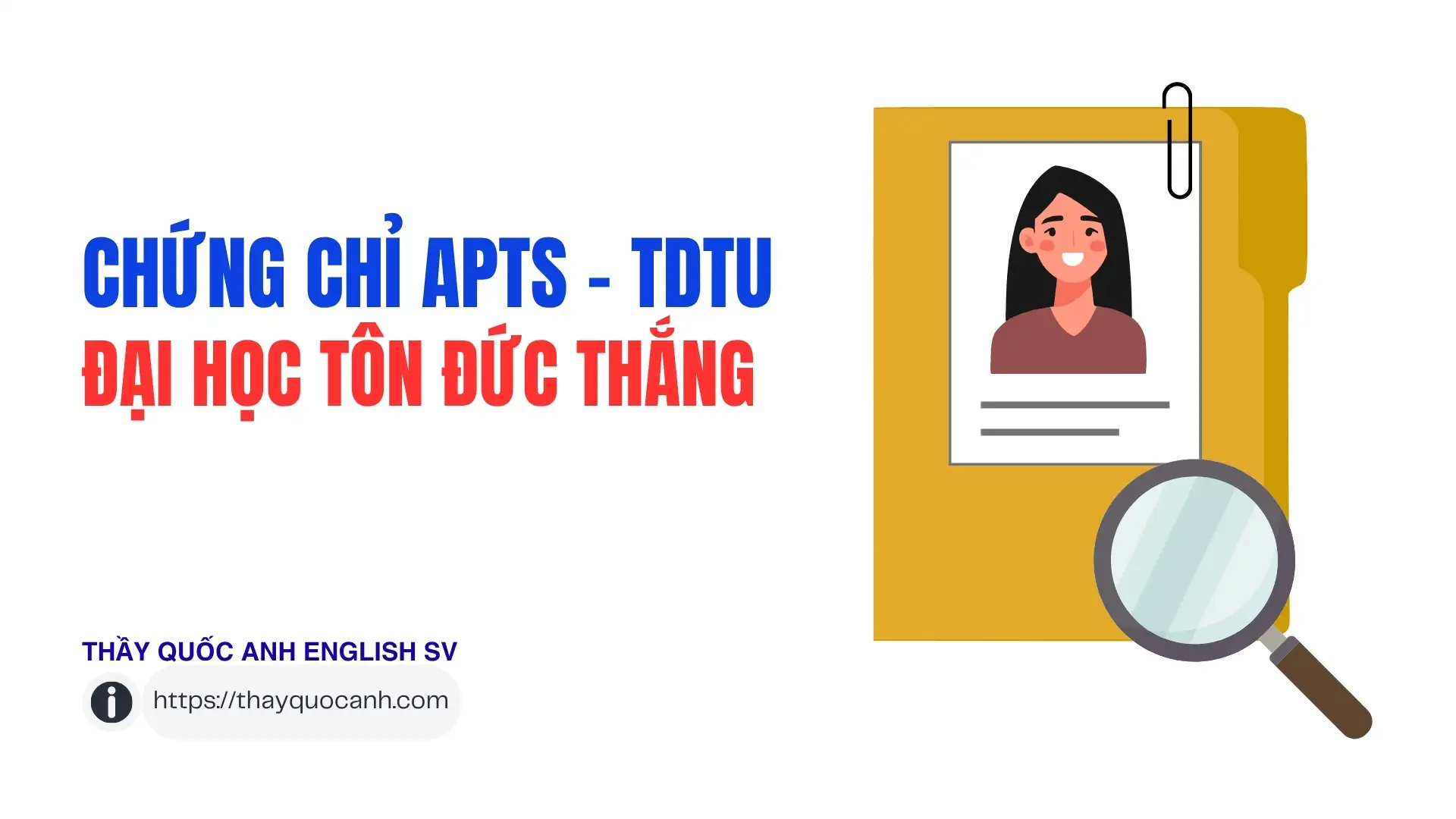 Chứng chỉ Aptis tại Đại Học Tôn Đức Thắng