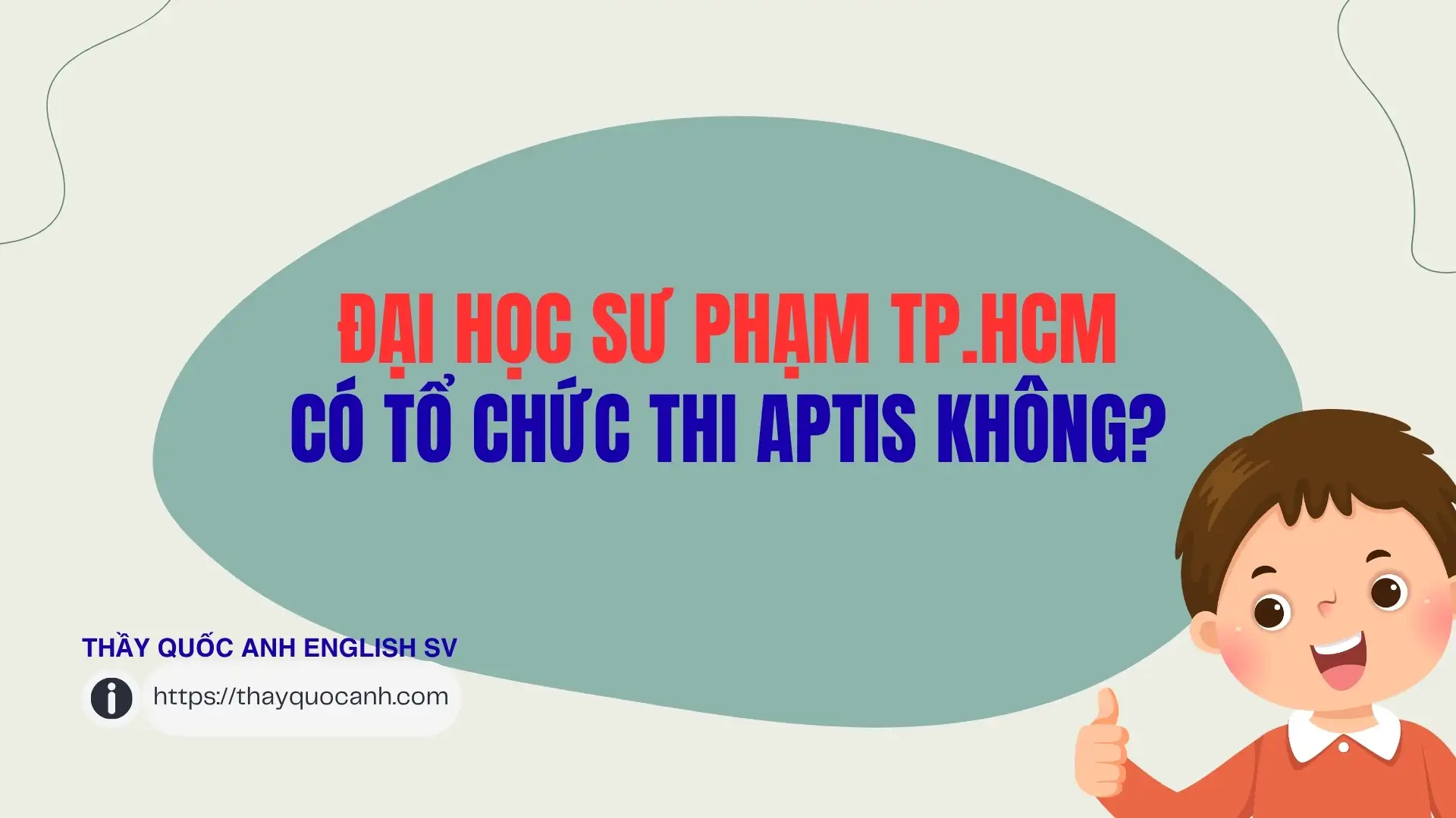 Đại học Sư phạm TP.HCM có tổ chức thi Aptis không?